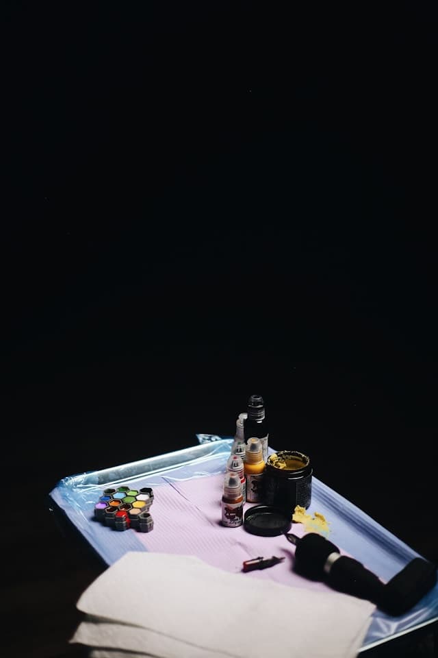 Tattoo art supplies